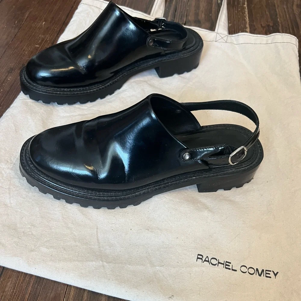 Rachel Comey Gilly Clogs Patent Leather SZ 7 - Picture 10 of 16